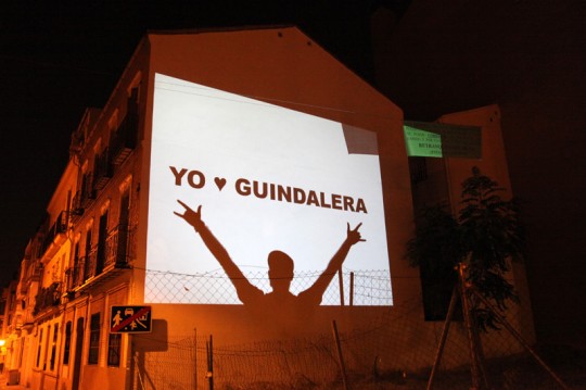 Yo ♥ Guindalera. Acción urbana con la Bicinecleta.
