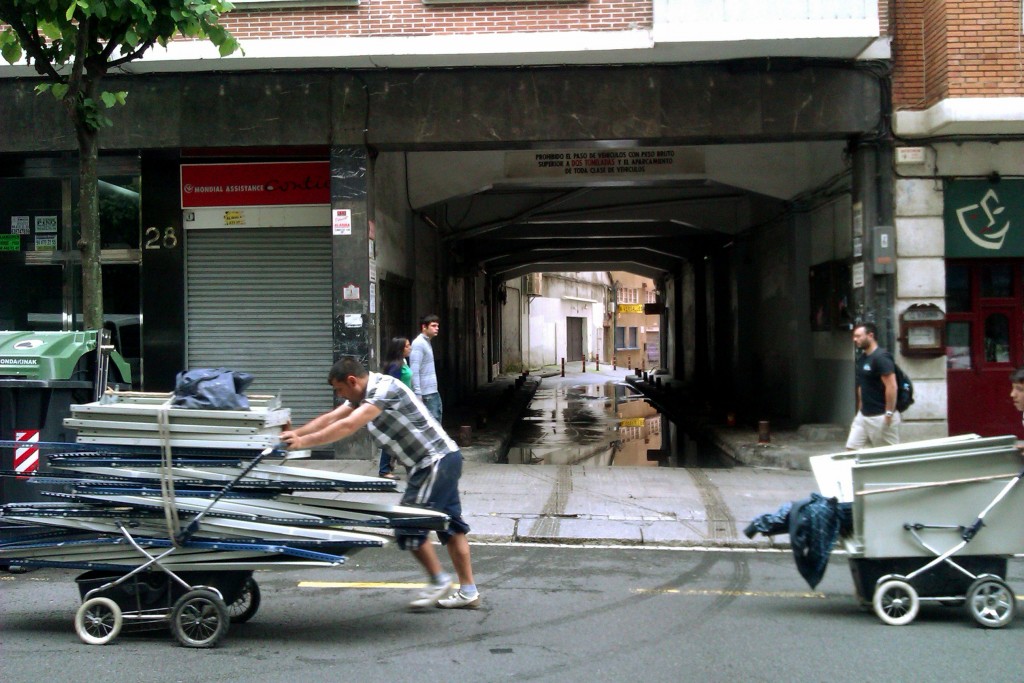 Recicladores en Bilbao