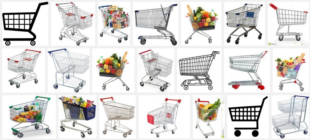 Shopping cart en Google images