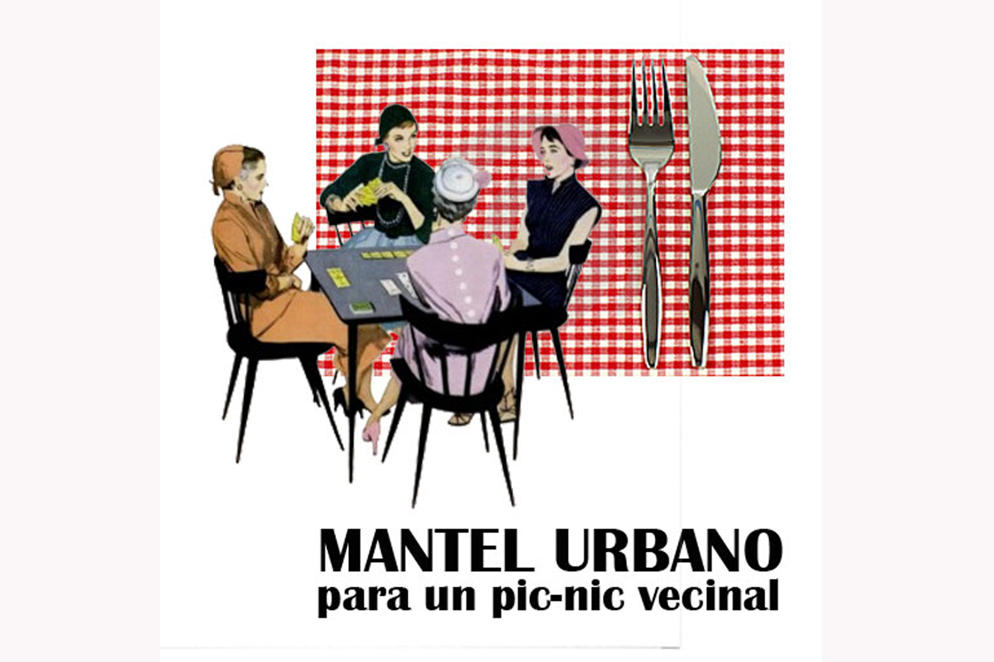 Gran Mantel Urbano para Pic-nic vecinal (en un descampao)
