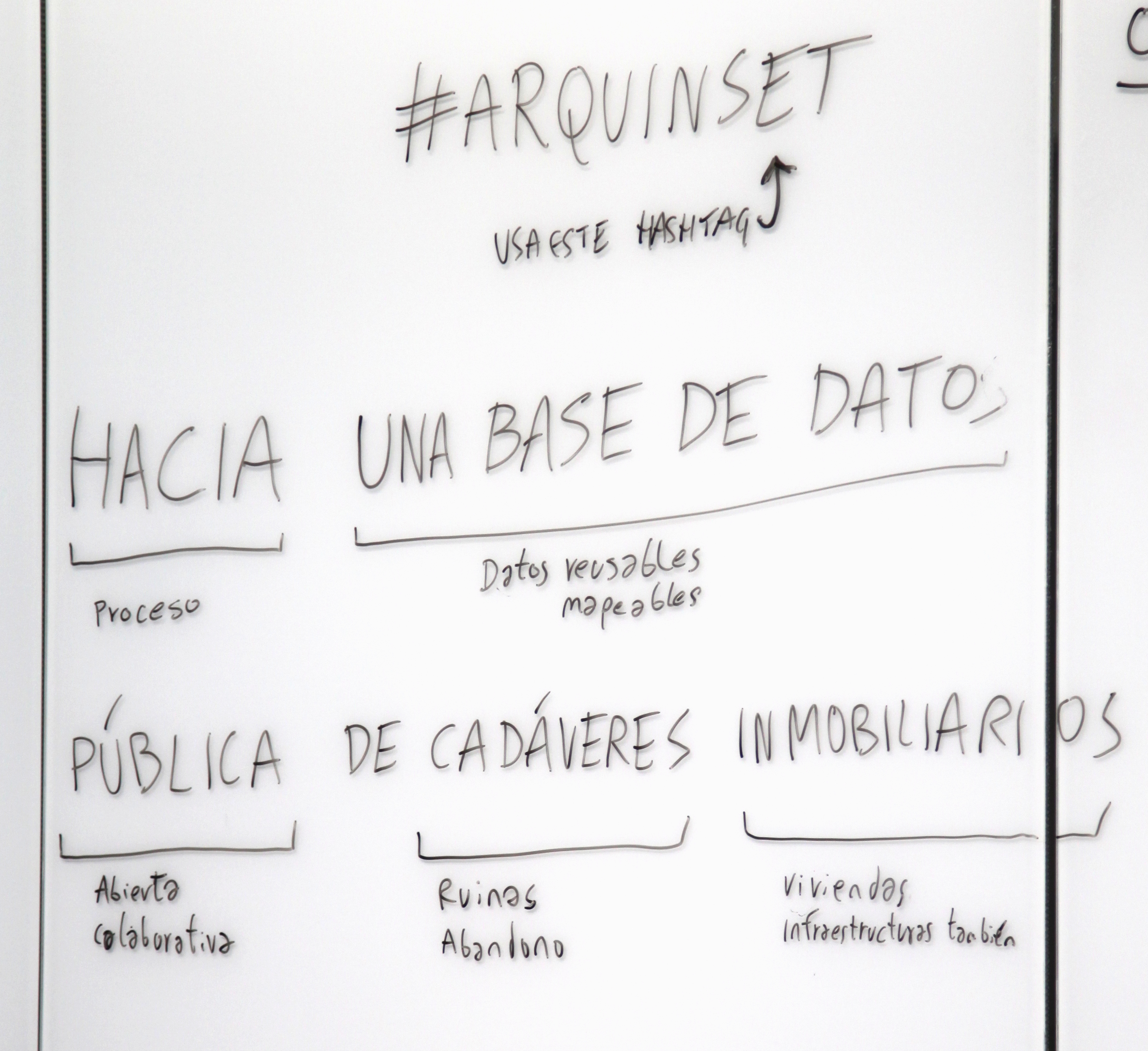 Encuentro Hacia una base de datos pública de cadáveres inmobiliarios